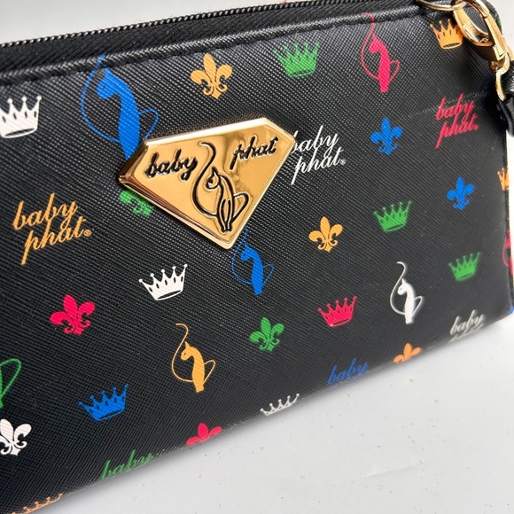 Baby Phat Signature Crossbody Wristlet Wallet NWOT - Picture 2 of 10